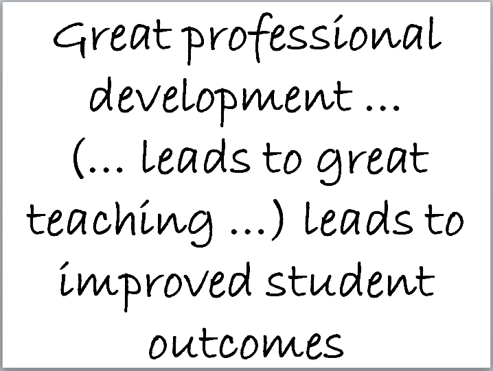 Quote about professional development