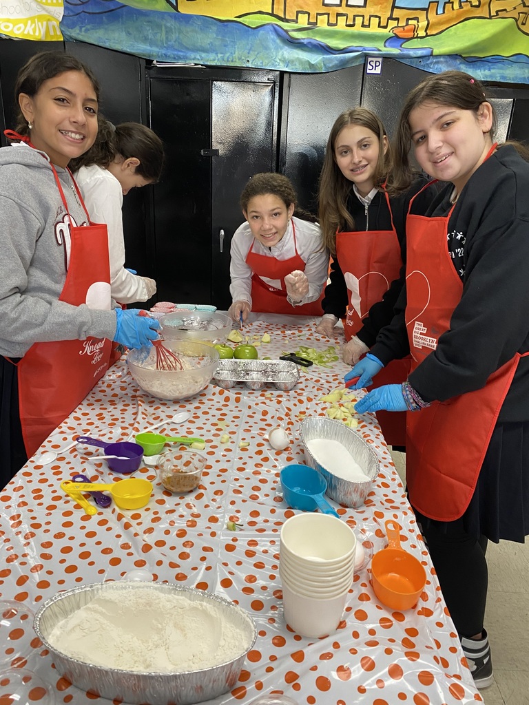 Here are our 6th Graders  forming the Dough
